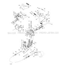 07- Steering System pour Sea-Doo 1998 GTI, 5836 5841, 1998