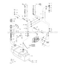 02- Fuel System pour Sea-Doo 1998 GTS, 5819, 1998