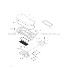 02- Air Intake System pour Sea-Doo 1998 GTS, 5819, 1998