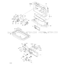 10- Electrical Box pour Seadoo 1998 GTS, 5819, 1998