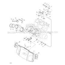 02- Air Intake System pour Sea-Doo 1998 GTX Limited, 5837 5842, 1998