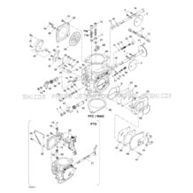 02- Carburetors pour Sea-Doo 1998 GTX Limited, 5837 5842, 1998