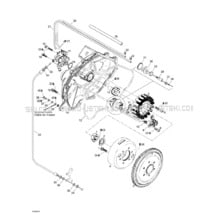03- Magneto, Oil Pump pour Sea-Doo 1998 GTX Limited, 5837 5842, 1998