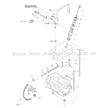 02- Oil Injection System pour Sea-Doo 1998 SPX, 5838 5839, 1998