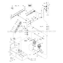 02- Fuel System pour Seadoo 1998 SPX, 5838 5839, 1998