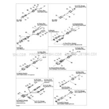 10- Electrical Harness pour Sea-Doo 1998 SPX, 5838 5839, 1998
