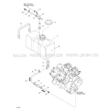 02- Oil Injection System pour Sea-Doo 1998 XP Limited, 5665 5667, 1998
