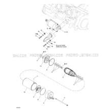 04- Starter pour Sea-Doo 1998 XP Limited, 5665 5667, 1998