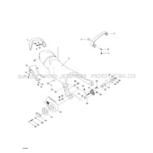 09- Seat pour Seadoo 1998 XP Limited, 5665 5667, 1998