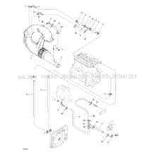 01- Cooling System pour Sea-Doo 1999 GS, 5846 5847, 1999