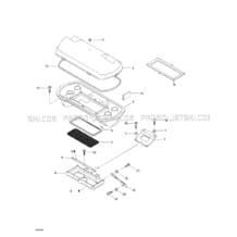 02- Air Intake System pour Sea-Doo 1999 GS, 5846 5847, 1999