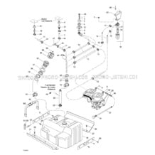 02- Fuel System pour Sea-Doo 1999 GSX Limited, 5848 5849, 1999
