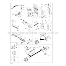 10- Electronic Module And Electrical Accessories pour Sea-Doo 1999 GSX Limited, 5848 5849, 1999