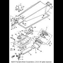 HULL - DECK 1 pour Yamaha 1990 WaveRunner WAVE JAMMER - WJ500D - 1990