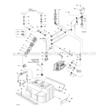 02- Fuel System pour Sea-Doo 1999 GTI, 5884 5885, 1999