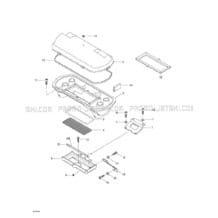 02- Air Intake System pour Seadoo 1999 GTI, 5884 5885, 1999