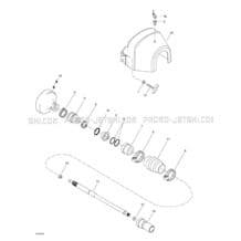 05- Drive System pour Sea-Doo 1999 GTI, 5884 5885, 1999