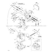 10- Rear Electrical Box pour Seadoo 1999 GTX Limited, 5888 5889, 1999