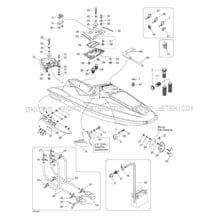 09- Body 1 pour Sea-Doo 1999 GTX RFI, 5886 5887, 1999