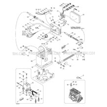 10- Rear Electrical Box pour Seadoo 1999 GTX RFI, 5886 5887, 1999