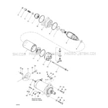 04- Starter pour Seadoo 1999 SPX, 5636 5828, 1999