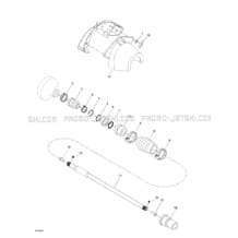 05- Drive System pour Sea-Doo 1999 SPX, 5636 5828, 1999