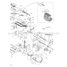 10- Rear Electrical Box pour Sea-Doo 1999 SPX, 5636 5828, 1999