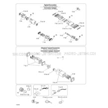 10- Typical Electrical Connections pour Sea-Doo 1999 SPX, 5636 5828, 1999