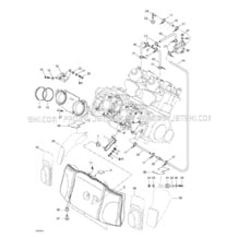 02- Air Intake System pour Sea-Doo 1999 XP Limited, 5868 5869, 1999