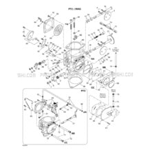 02- Carburetors pour Sea-Doo 1999 XP Limited, 5868 5869, 1999