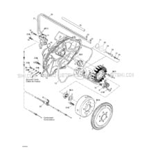 03- Magneto, Oil Pump pour Seadoo 1999 XP Limited, 5868 5869, 1999