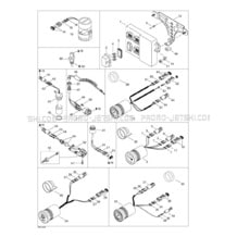 10- Electronic Module And Electrical Accessories pour Sea-Doo 1999 XP Limited, 5868 5869, 1999