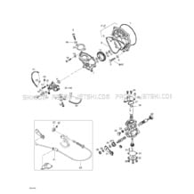 02- Oil Injection System, Oil Pump, Rotary Valve pour Seadoo 2000 GS, 5644 5827, 2000