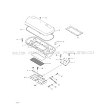 02- Air Intake System pour Seadoo 2000 GS, 5644 5827, 2000