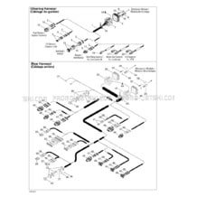 10- Electrical Harness pour Seadoo 2000 GSX RFI, 5645 5654, 2000