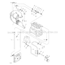 01- Cooling System pour Sea-Doo 2000 GTI, 5647 5657, 2000