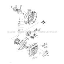 03- Magneto pour Sea-Doo 2000 GTI, 5647 5657, 2000