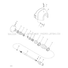 05- Drive System pour Seadoo 2000 GTI, 5647 5657, 2000