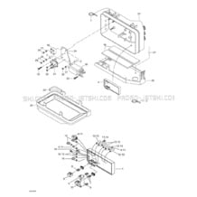 10- Electrical Box pour Seadoo 2000 GTS, 5639, 2000