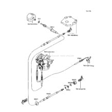 Cables(JS300-A3/A4/A5) pour Kawasaki 1989 300 SX