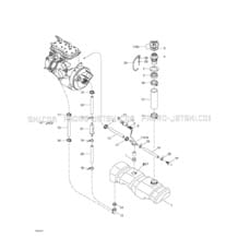 02- Oil Injection System pour Seadoo 2000 GTX RFI, 5648 5658 5515 5516, 2000