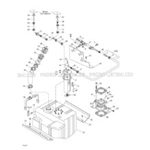 02- Fuel System pour Sea-Doo 2000 GTX RFI, 5648 5658 5515 5516, 2000