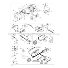 10- Electronic Module And Electrical Accessories pour Sea-Doo 2000 GTX RFI, 5648 5658 5515 5516, 2000