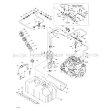 02- Fuel System pour Sea-Doo 2000 GTX DI, 5649 5659, 2000