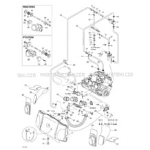 02- Air Intake System pour Seadoo 2000 GTX DI, 5649 5659, 2000