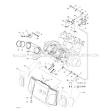 02- Air Intake System pour Seadoo 2000 LRV, 5688, 2000