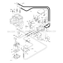 10- Rear Electrical Box pour Sea-Doo 2000 LRV, 5688, 2000