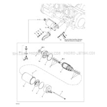 04- Starter pour Seadoo 2000 RX DI, 5646 5656, 2000