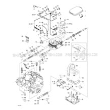 10- Rear Electrical Box pour Seadoo 2000 RX DI, 5646 5656, 2000