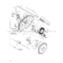 03- Magneto, Oil Pump pour Seadoo 2000 XP, 5651 5655, 2000